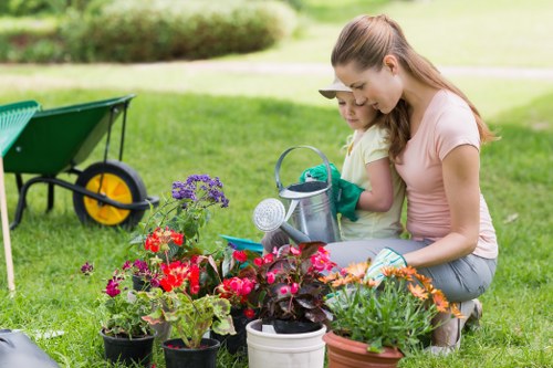 Reusable garden materials donated through charity partnerships