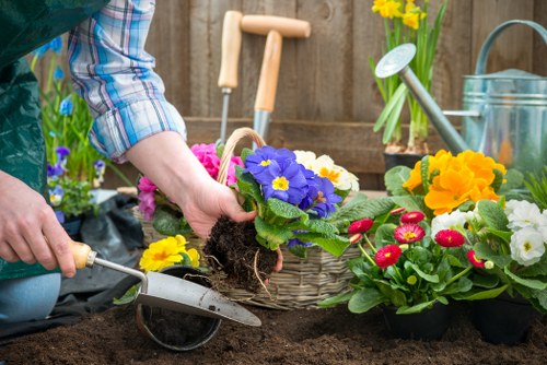 Public liability insurance and professional waste clearance on a garden site